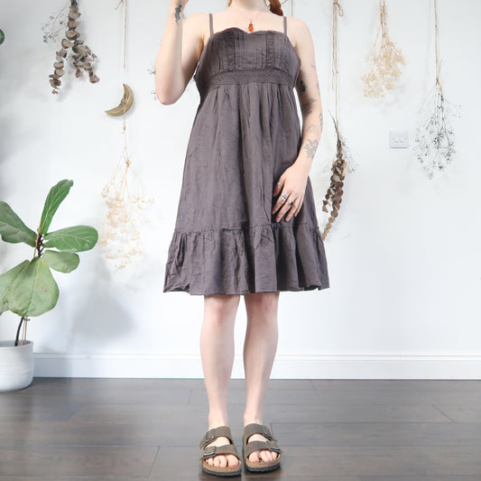 Purple brown dress - size M/L