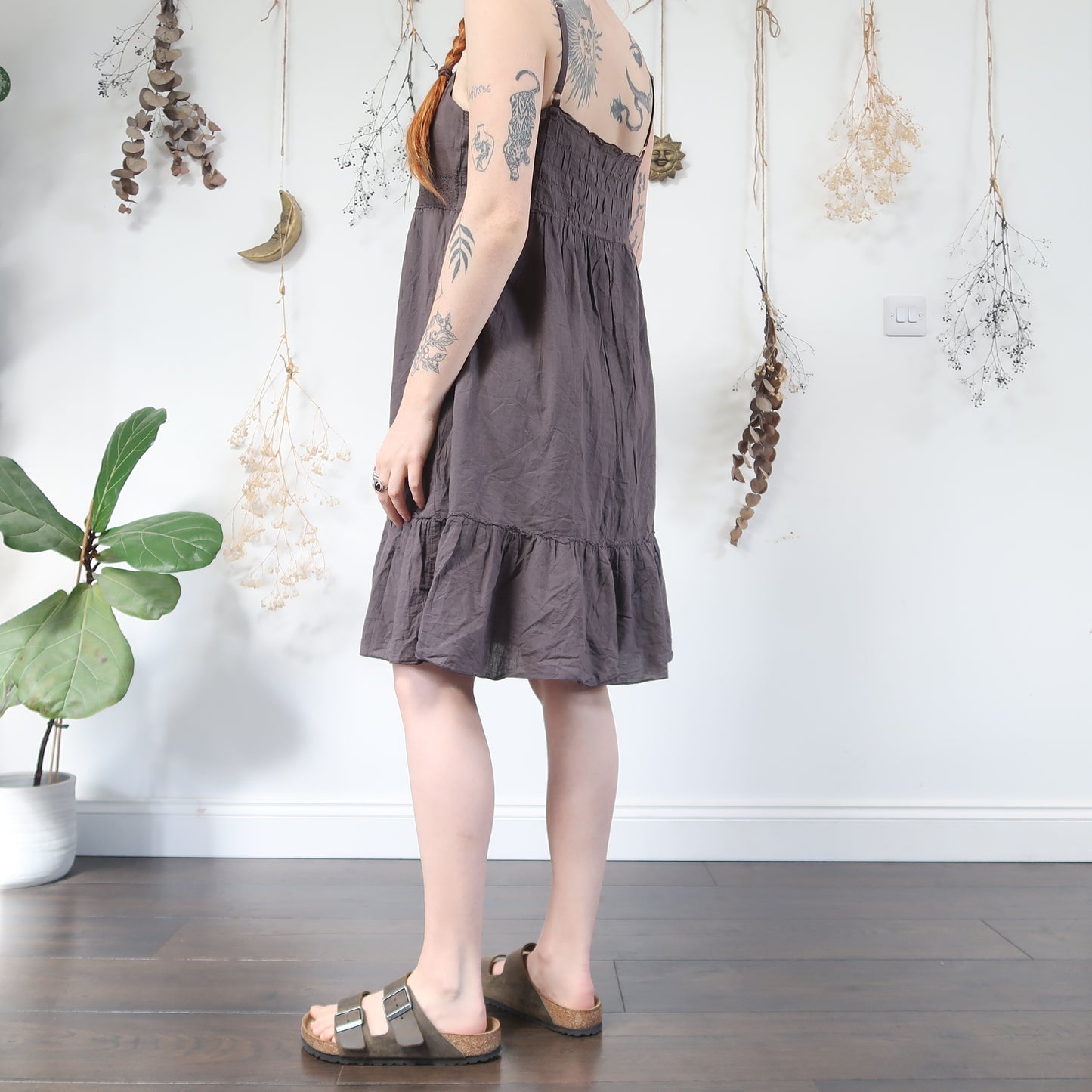 Purple brown dress - size M/L