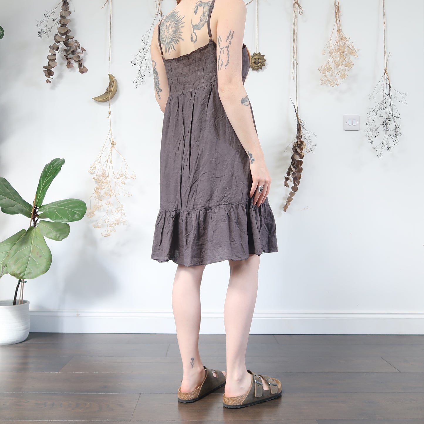 Purple brown dress - size M/L