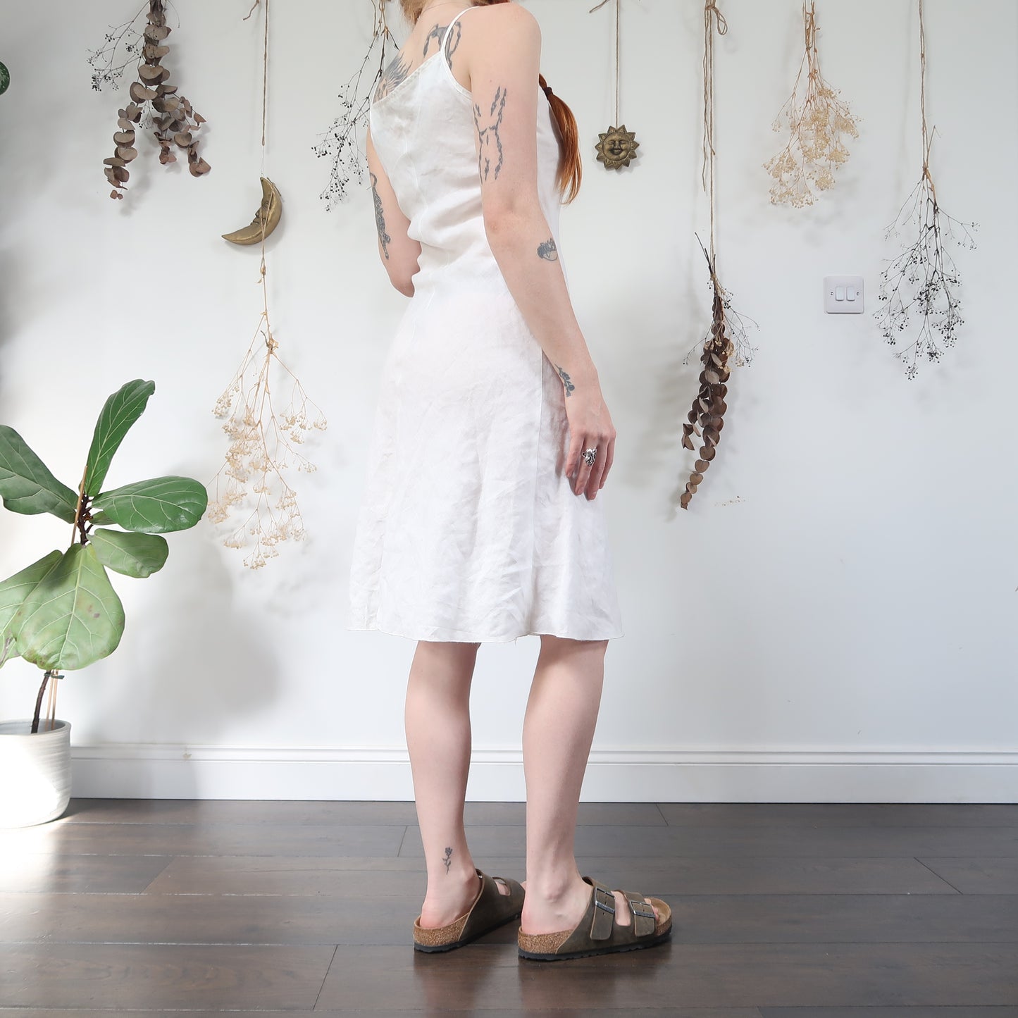 White linen dress - size S/M