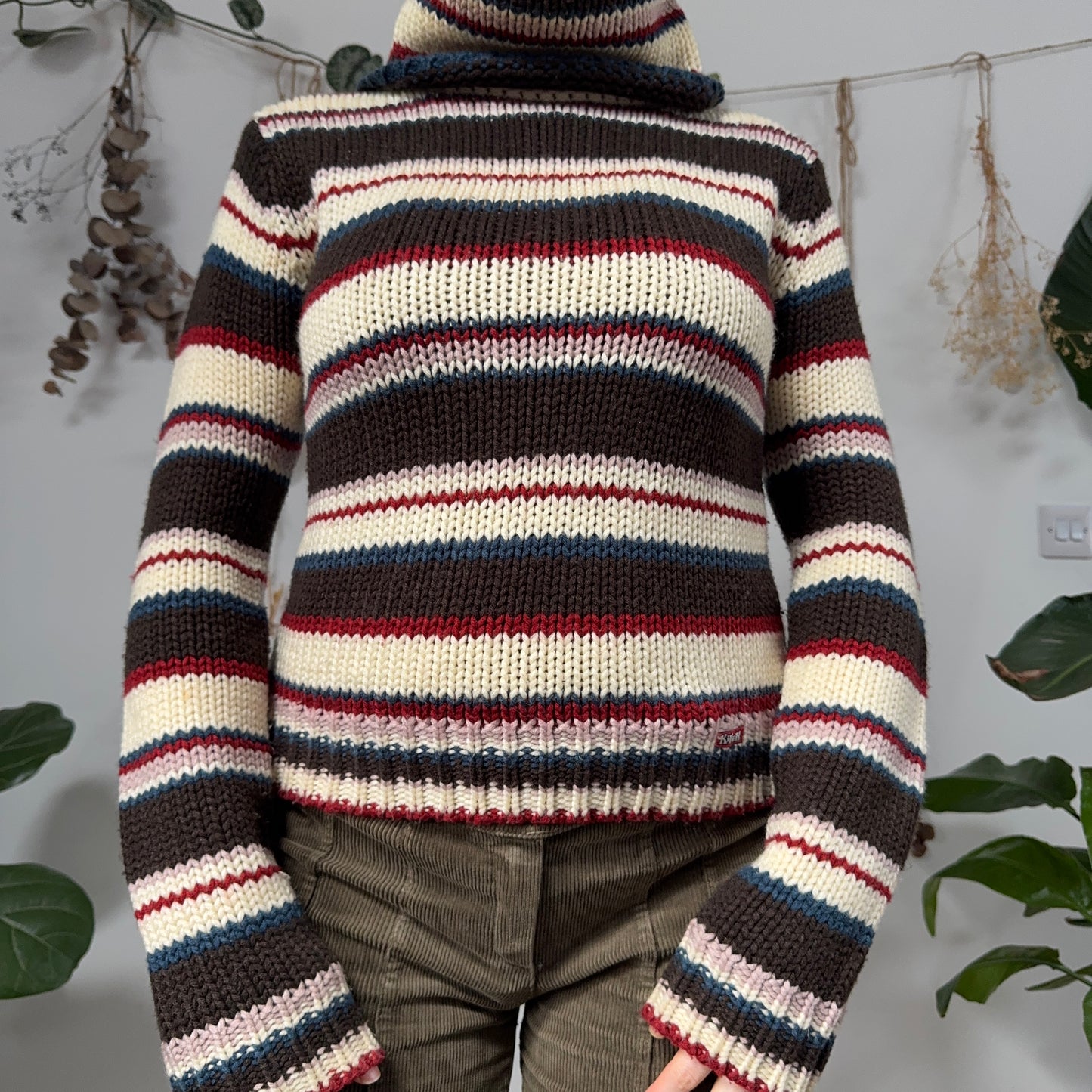 Stripe knit jumper - size S