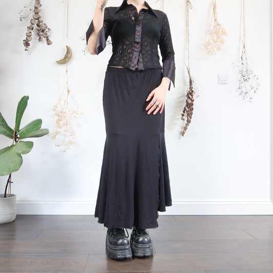 Black maxi skirt - size M/L