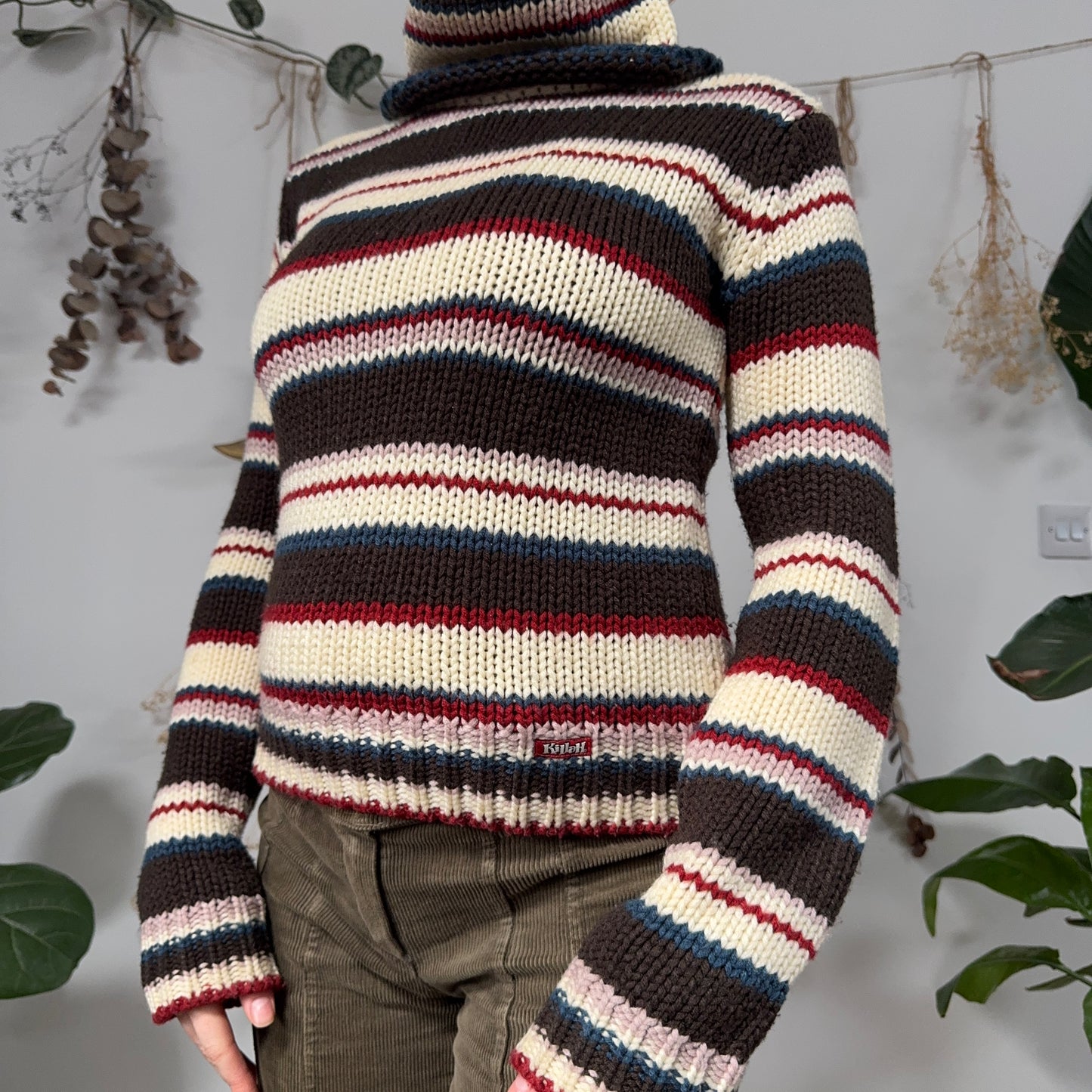 Stripe knit jumper - size S