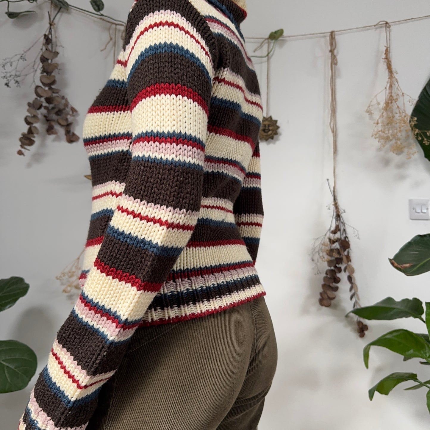 Stripe knit jumper - size S
