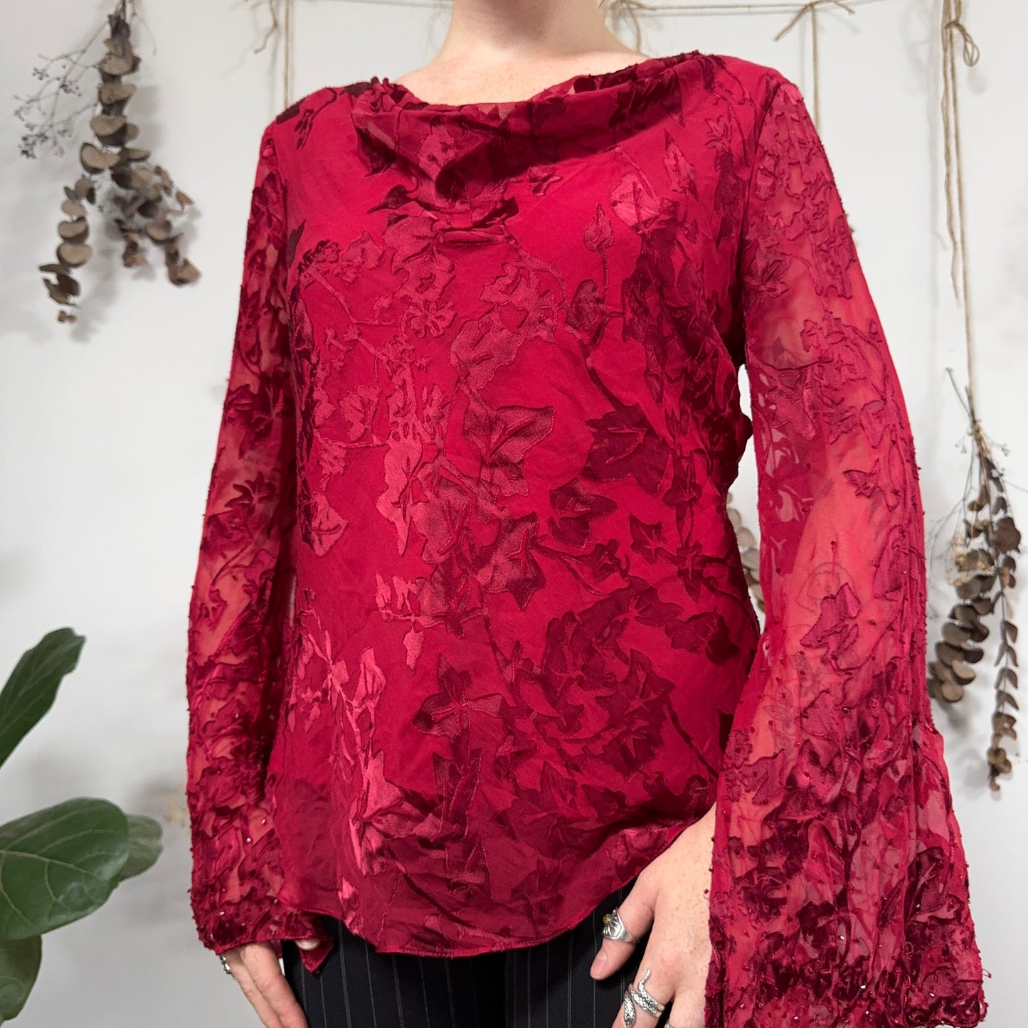 Red blouse - size M/L