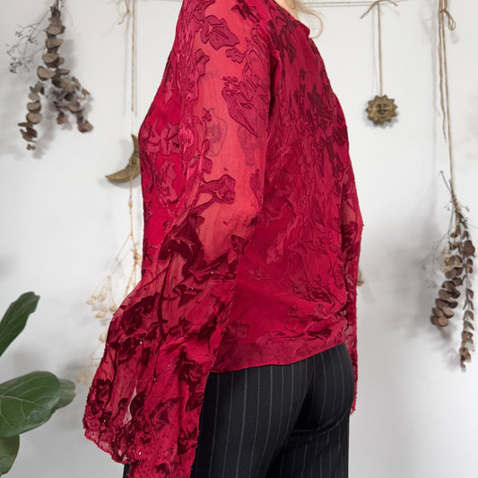 Red blouse - size M/L
