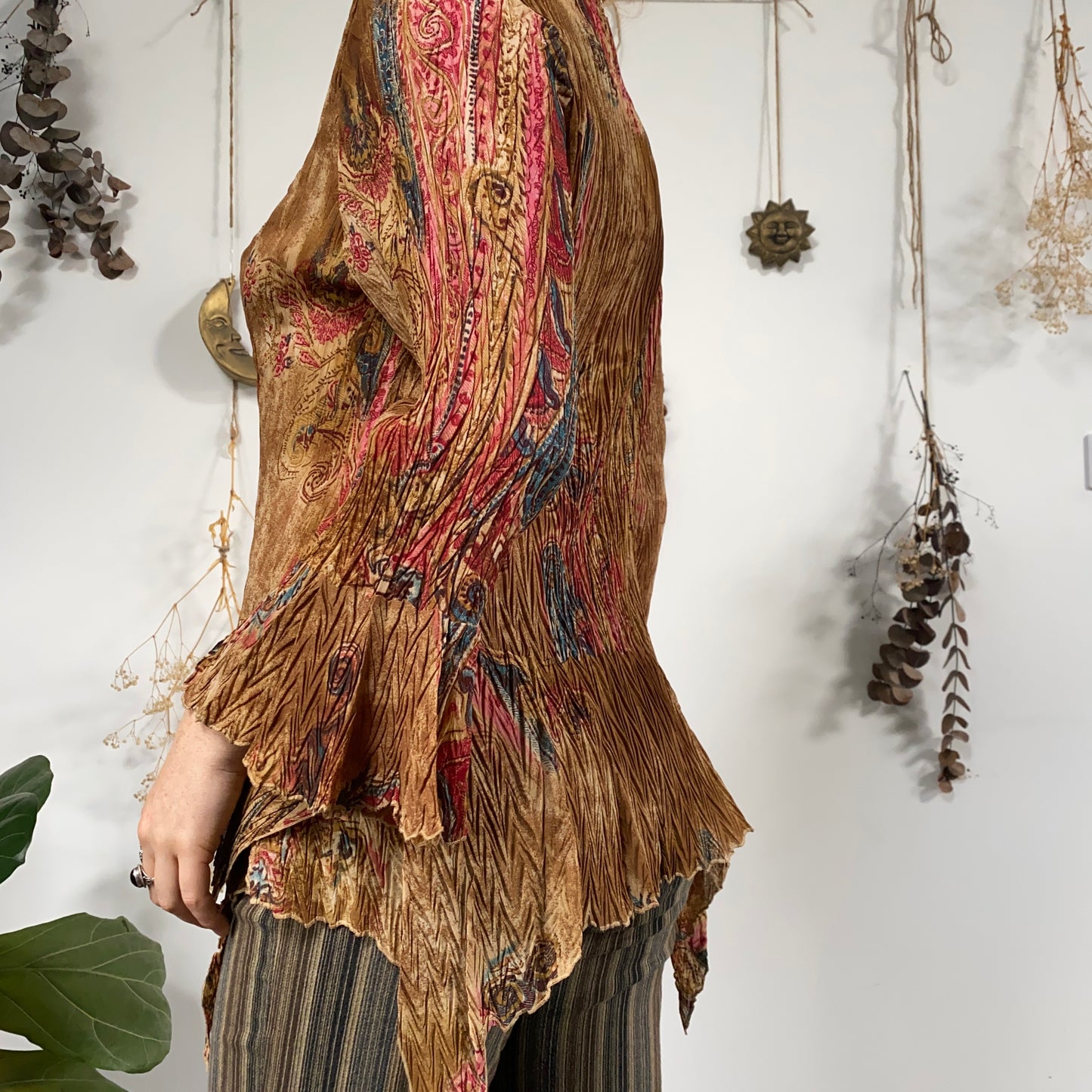 Earthy blouse - size L