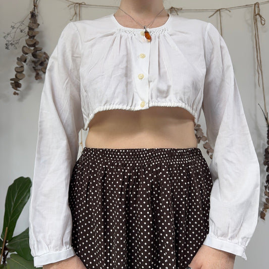 White blouse - size L