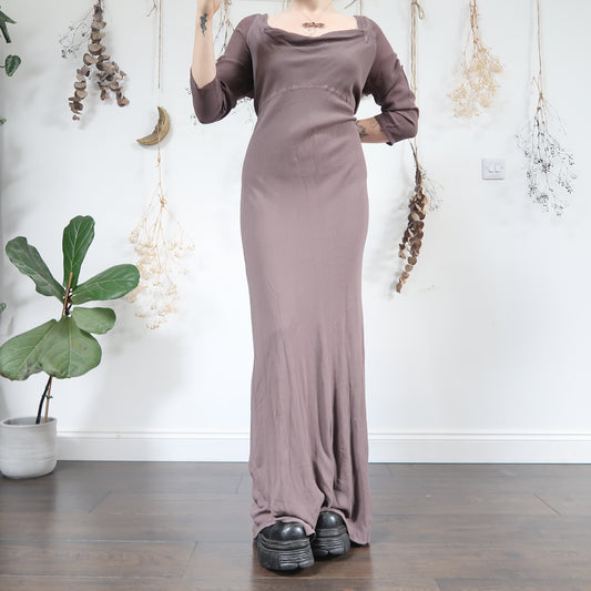 Mauve gown - size L