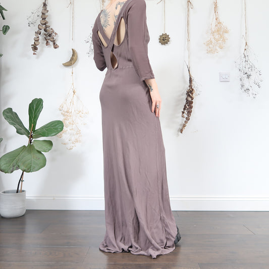 Mauve gown - size L