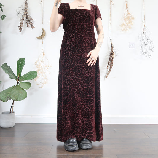 Velvet dress - size L