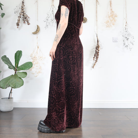 Velvet dress - size L