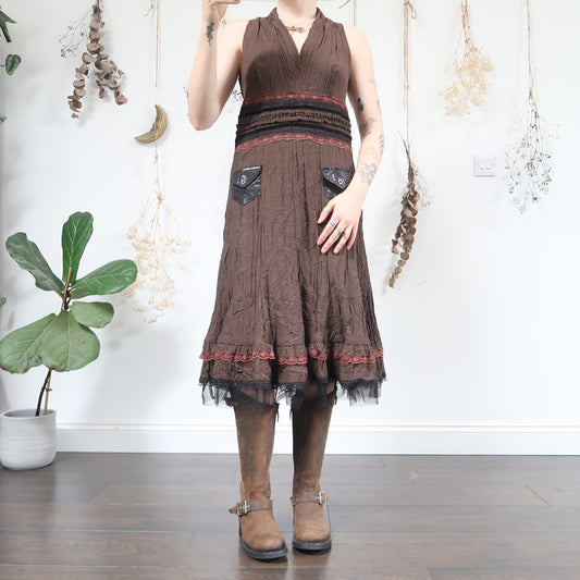 Brown dress - size M