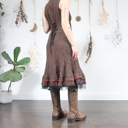 Brown dress - size M