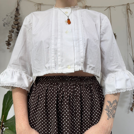White blouse - size L