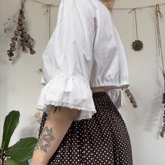White blouse - size L