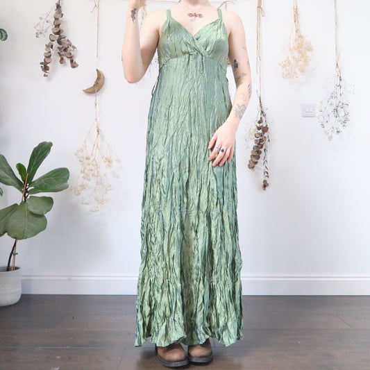 Green iridescent dress - size S/M