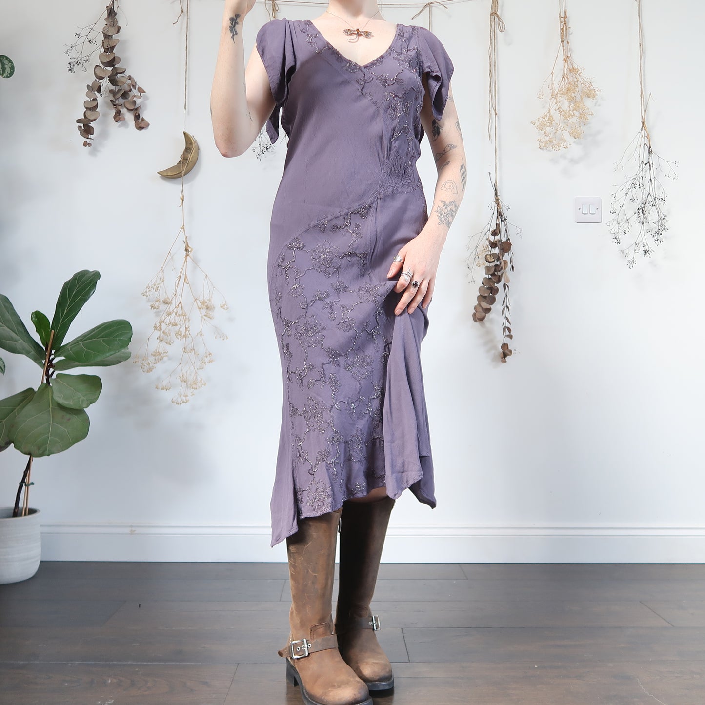 Purple dress - size M
