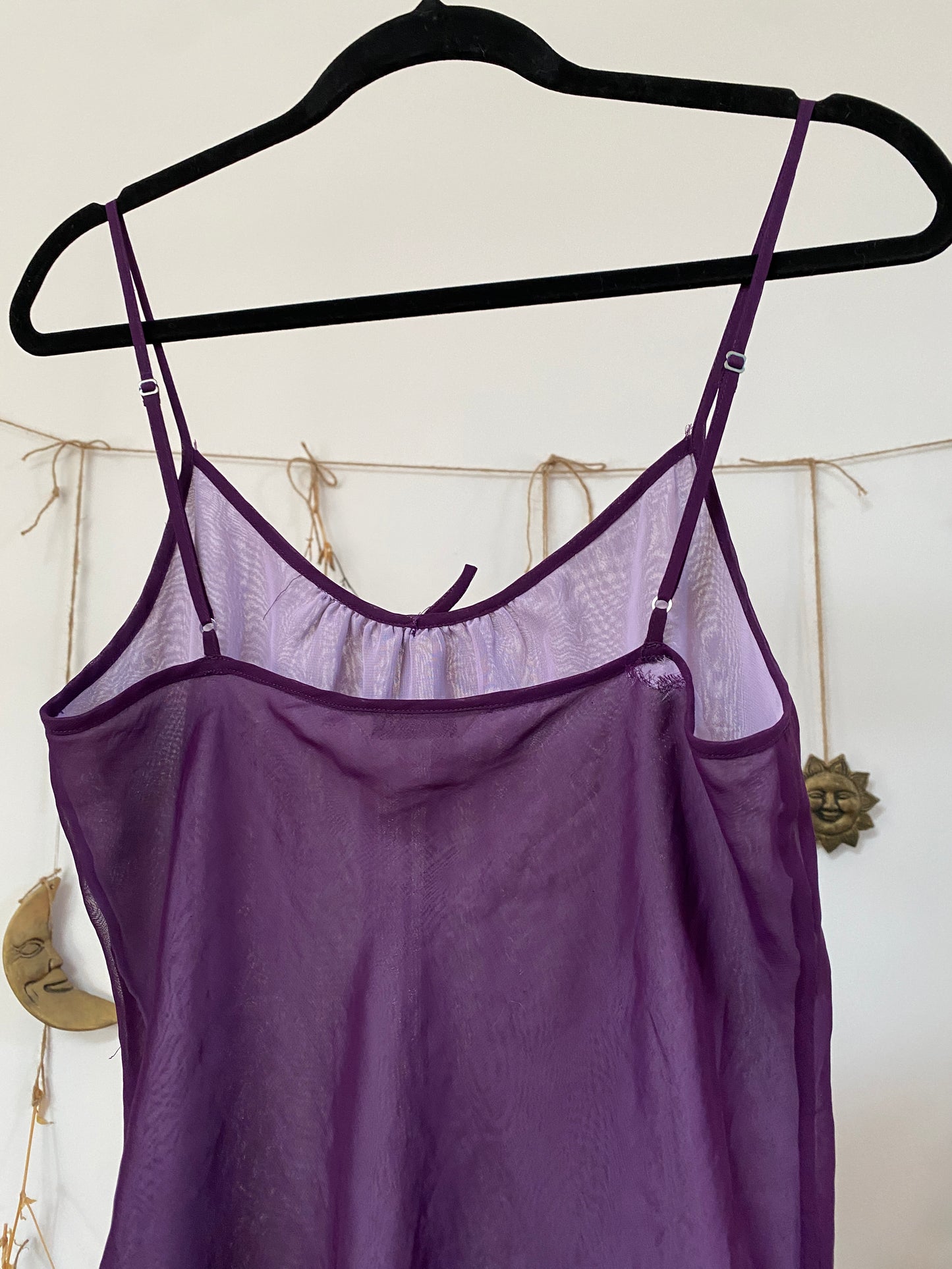 Purple slip dress - size M