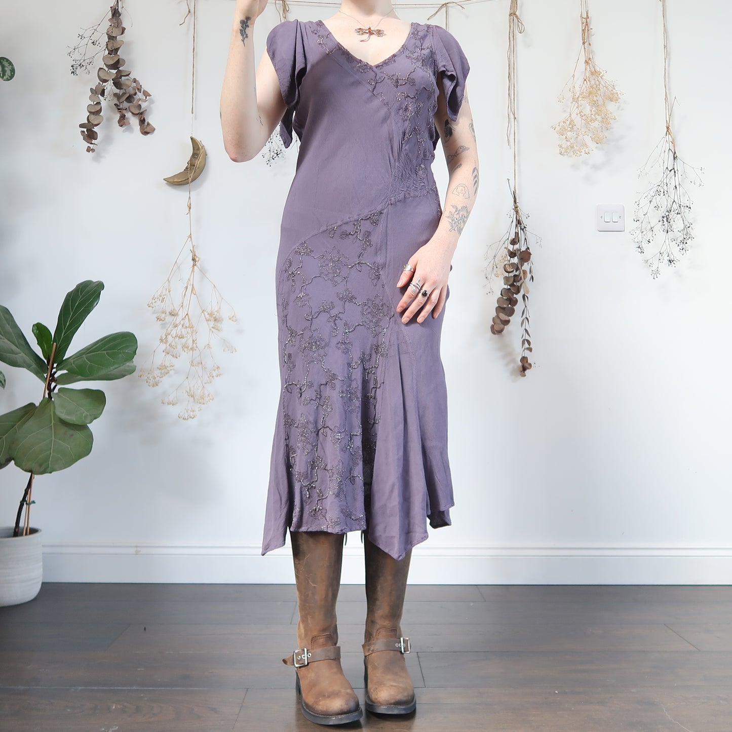 Purple dress - size M