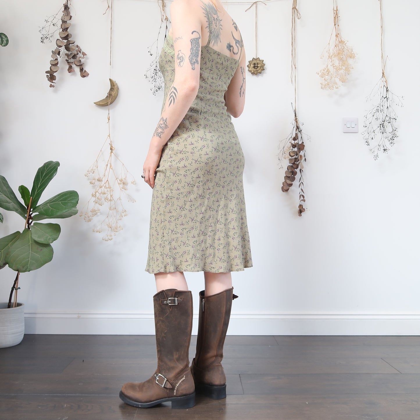 Sage green dress - size XS/S