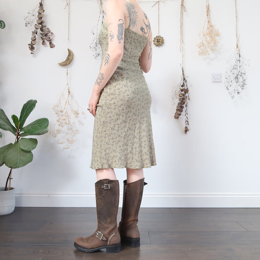Sage green dress - size XS/S