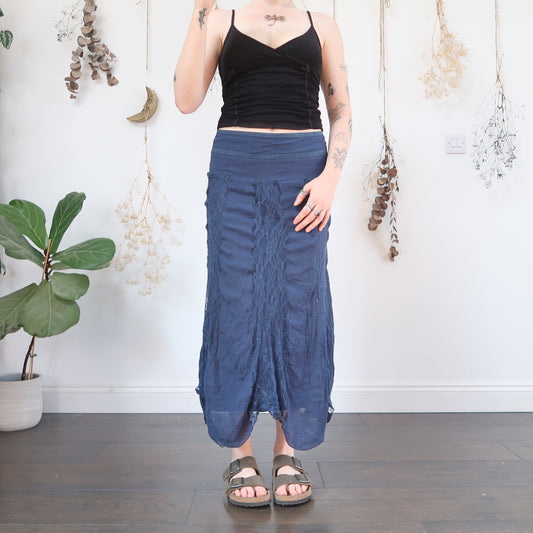 Blue skirt - size S