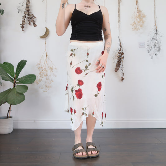 Floral skirt - size S/M