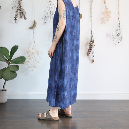 Blue summer dress - size XL