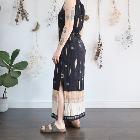 Earthy summer dress - size M