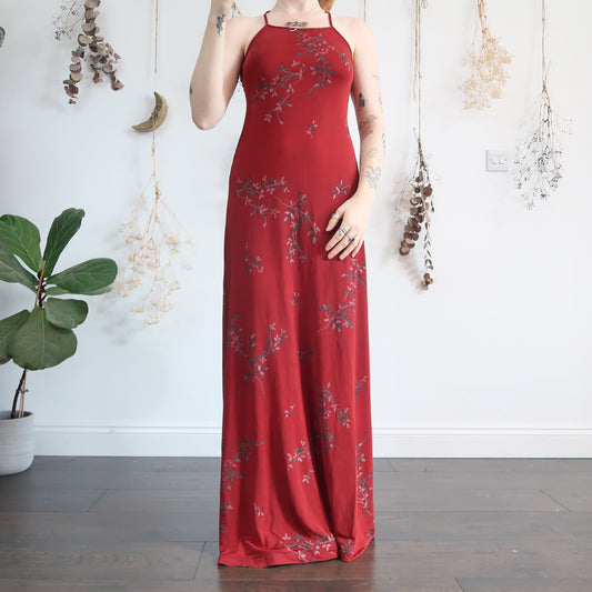Red slinky dress - size S