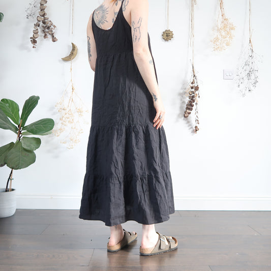 Black summer dress - size M