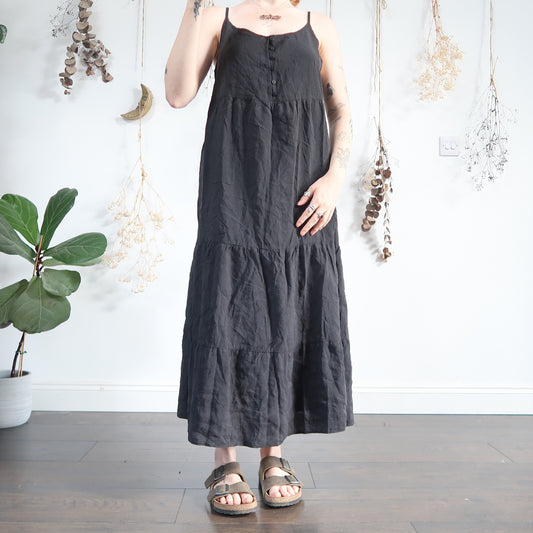 Black summer dress - size M