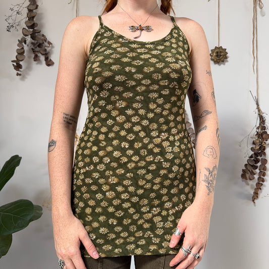 Green mesh top/dress - size S/M