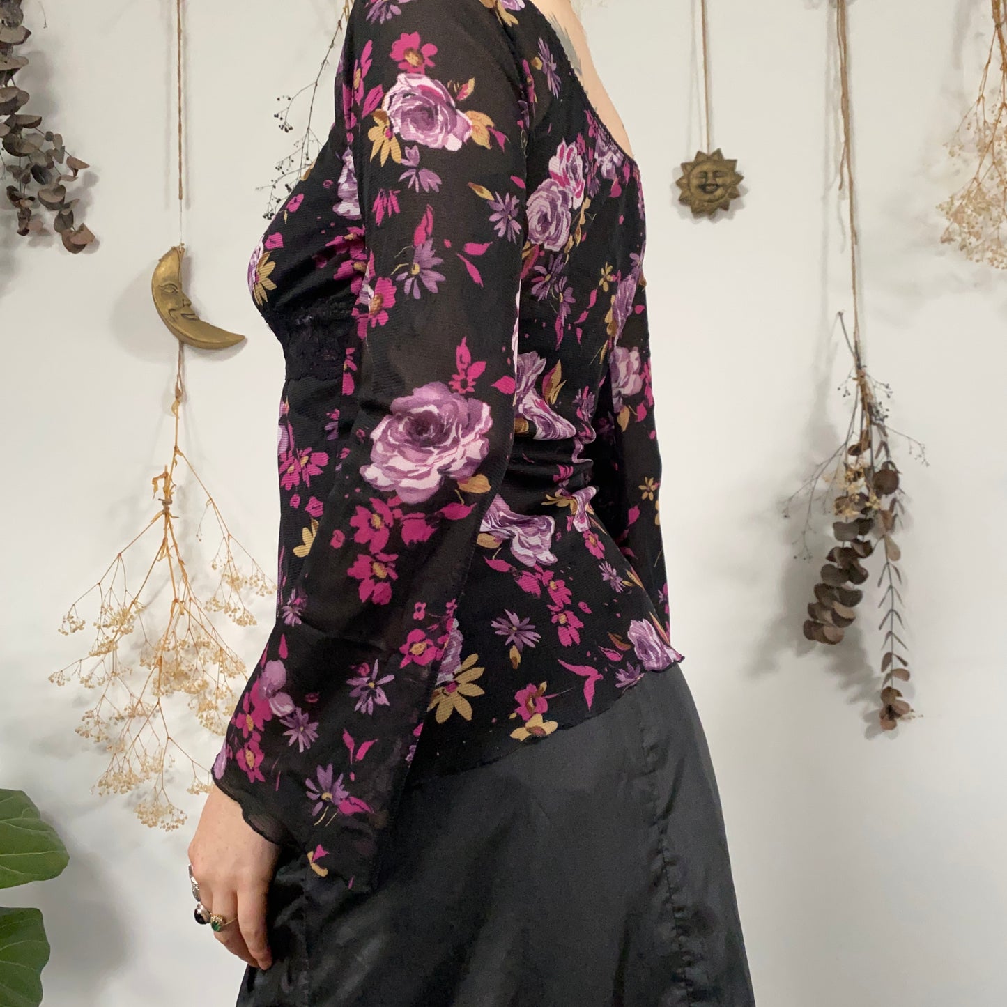 Floral top - size S