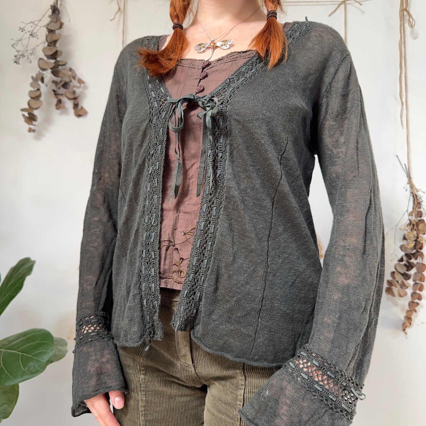 Knit cardigan - size M