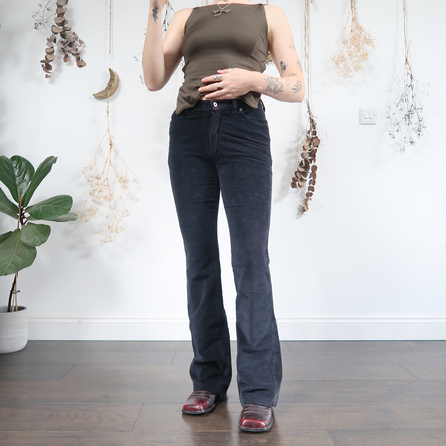 Midnight blue cords - size XS