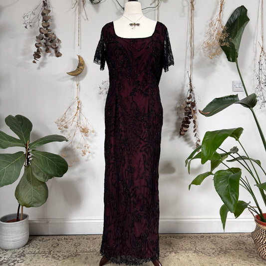 Beaded dress - size L