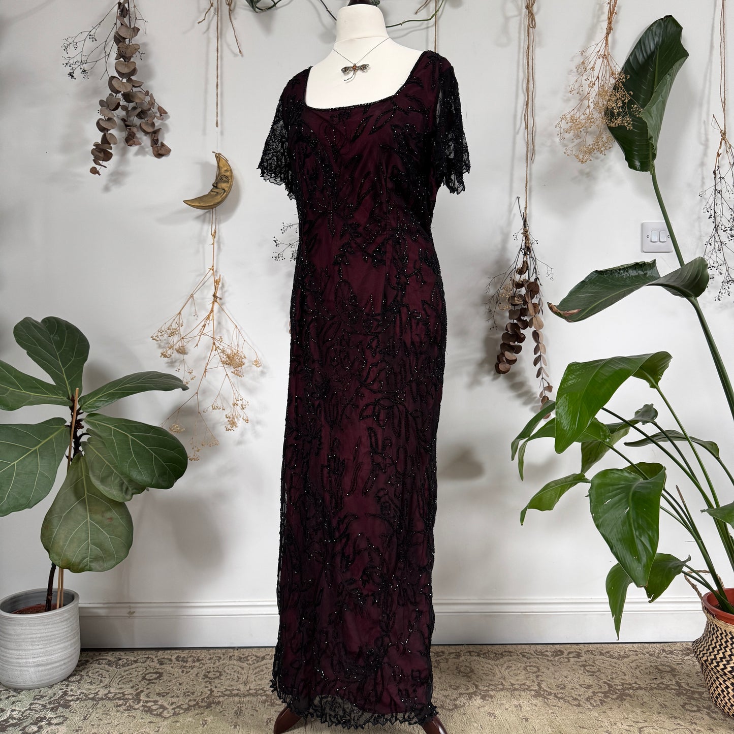 Beaded dress - size L