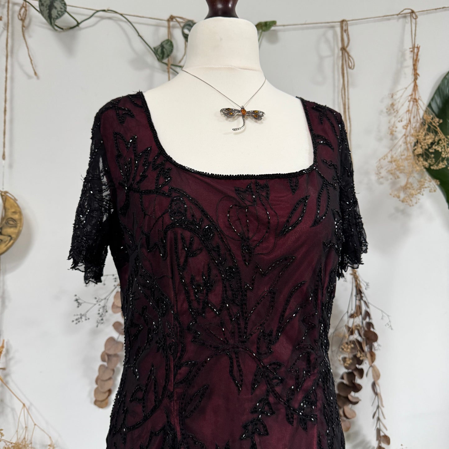 Beaded dress - size L