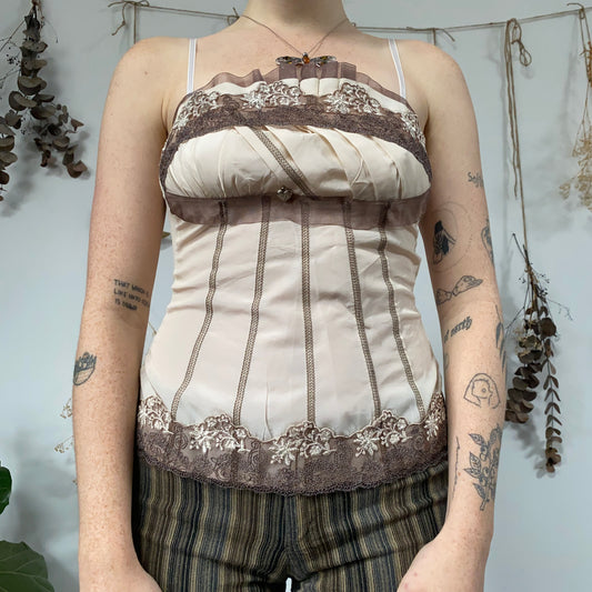 Cream cami - size XS/S