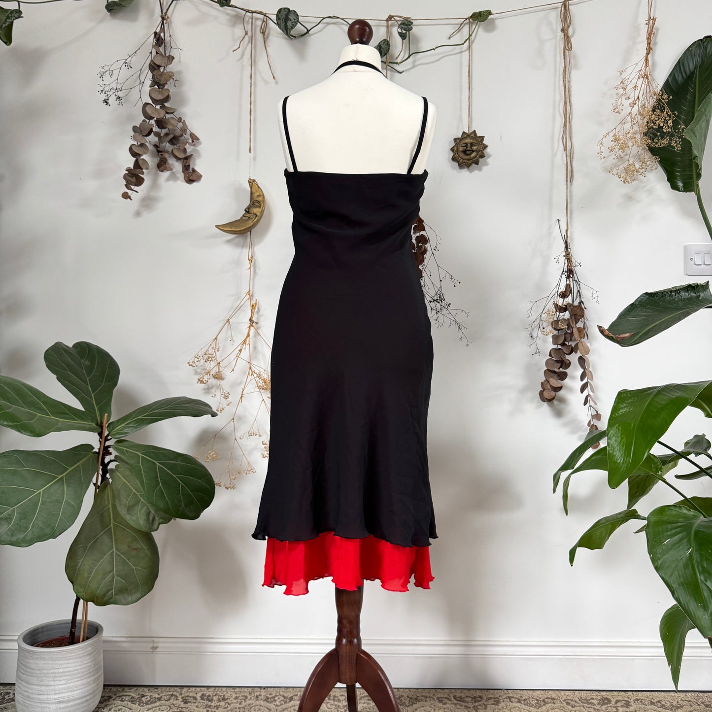Black red dress - size M