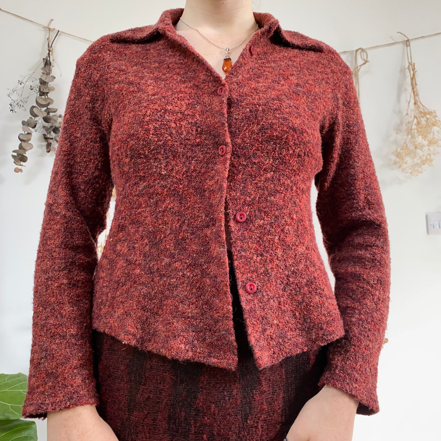 Autumnal knit shirt - size M/L