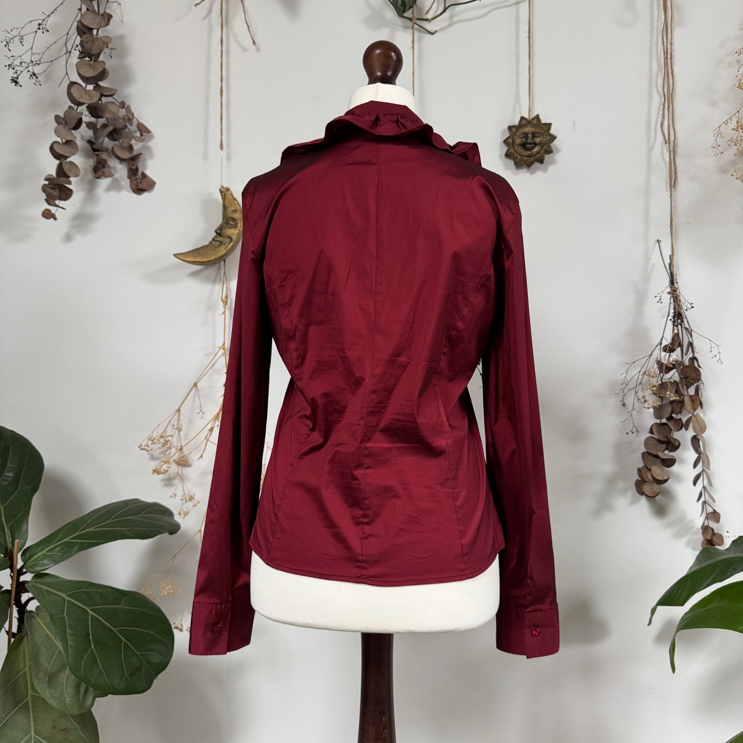 Wine red blouse - size M/L