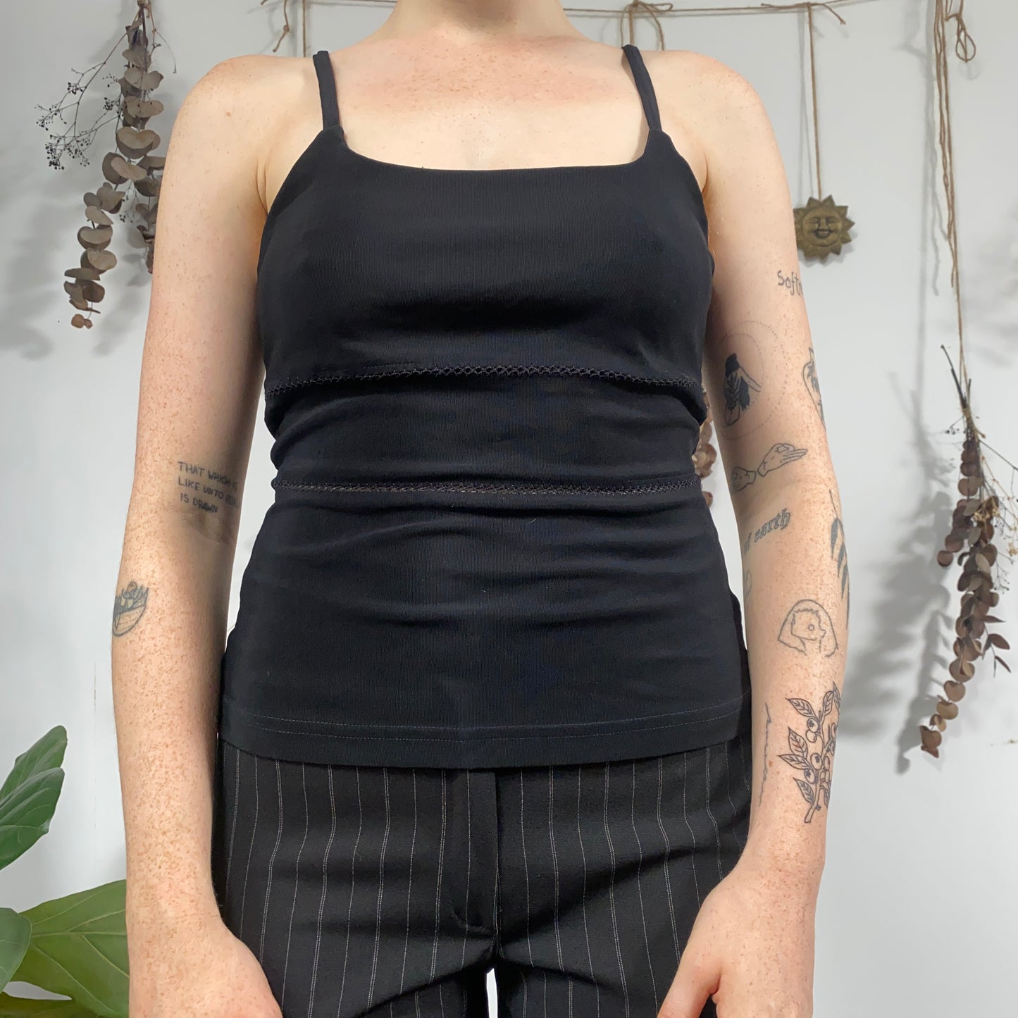 Black cami - size S/M