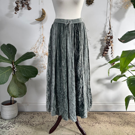 Velvet hippy skirt - size S/M