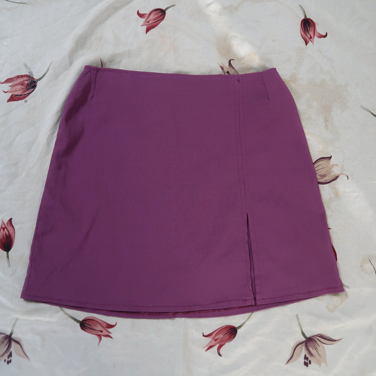 Purple mini skirt - size XS