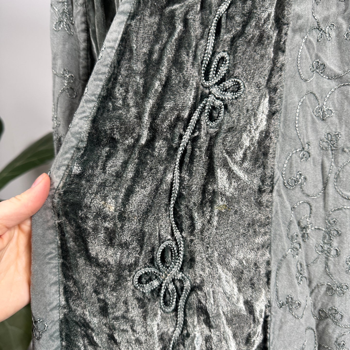 Velvet hippy skirt - size S/M