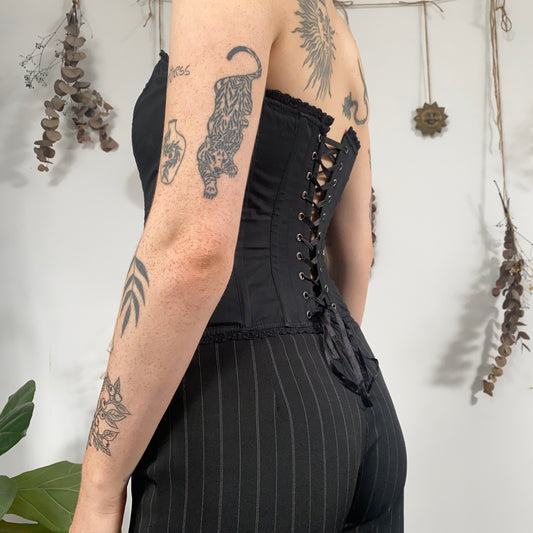 Black corset - size M