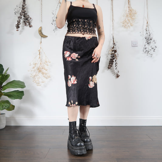 Floral midi skirt - size M/L